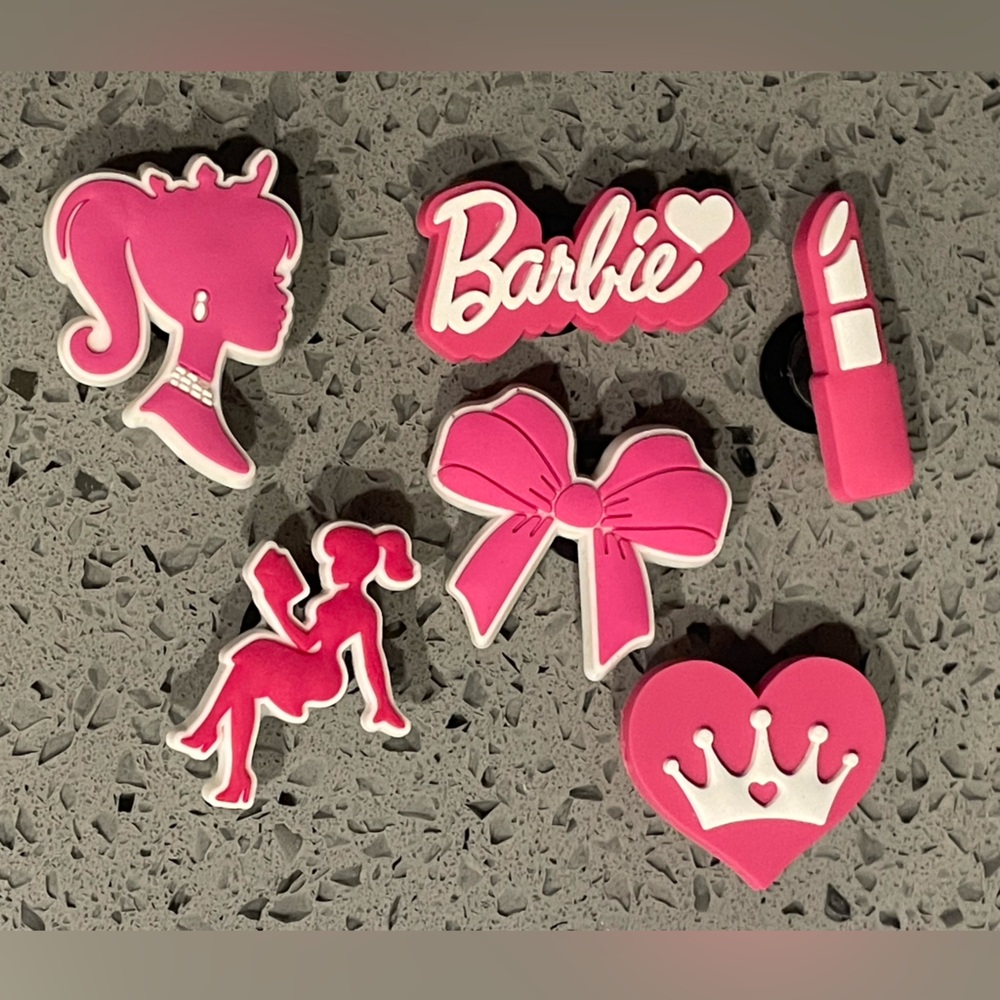 Barbie Jibbitz for Crocs set of 6